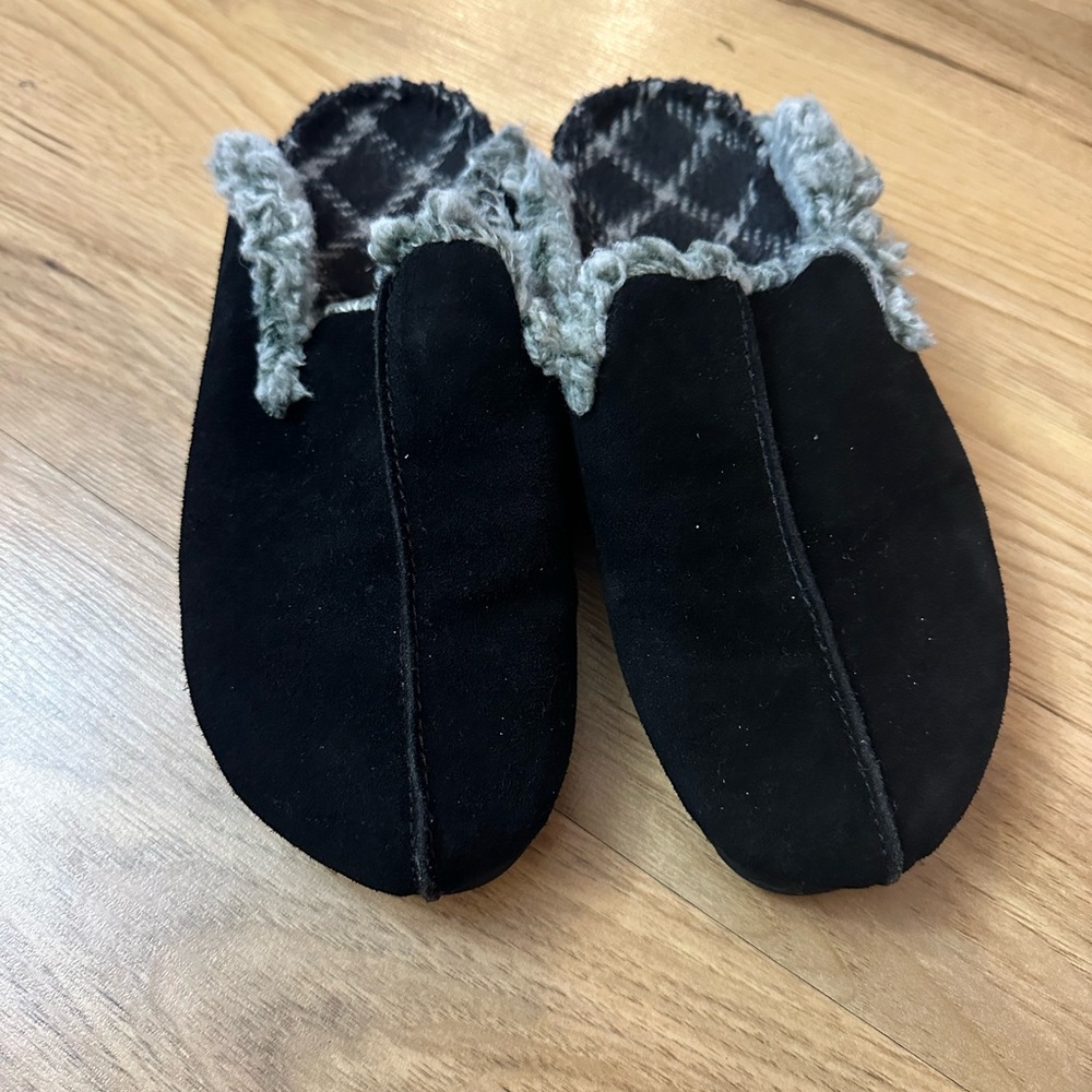 Free People Damon Cozy Mules size 39 Black